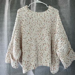 Typically Blush confetti sweater